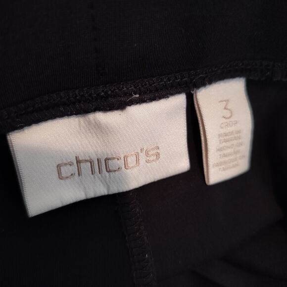 Chico's Ponte Knit Ankle Pants Pull On Skinny - Picture 7 of 7